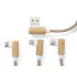 Kabel USB 3 w 1 FLAX Naturalny 09141-17 (4) thumbnail