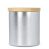 Świeca zapachowa Bhakti na bazie roślin w aluminiowym słoiku z recyklingu Srebrny LT90745-N0005 (2) thumbnail