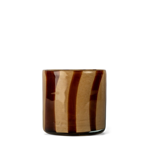 ŚWIECZNIK CALORE CURVE XS, BEŻOWY/BRĄZOWY Brązowy 5280602722-00--00 (1)