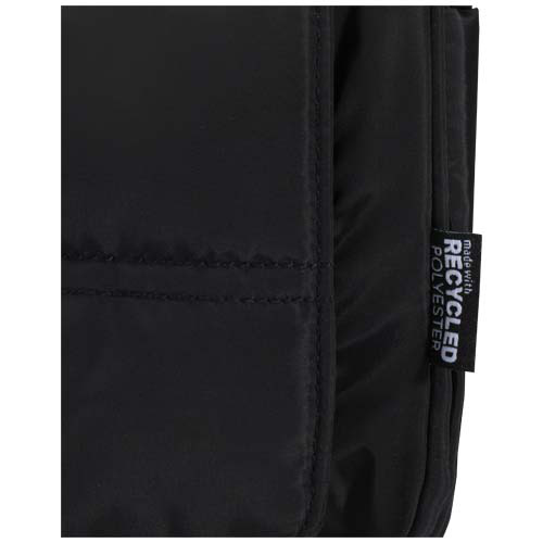 Puffer kosmetyczka na pasku o pojemności 8 l z recyklingu z certyfikatem GRS Czarny 13011790 (5)