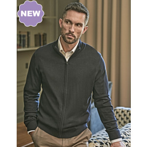 Sweter Rozpinany Dopasowany Welna Poliakryl
