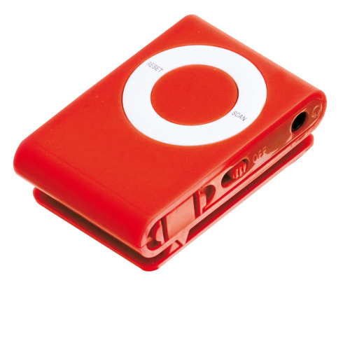 Mini radio, słuchawki w komplecie Czerwony V3197-05 