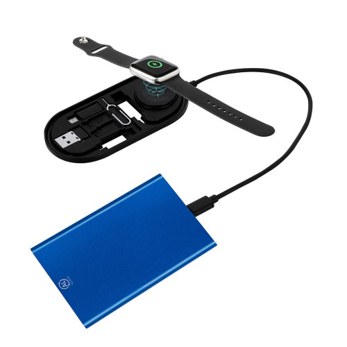 Ładowarka bezprzewodowa 15W z RABS, kabel do ładowania, etui w komplecie Czarny VA606-03 (4)