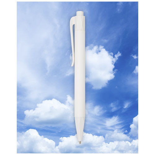 Długopis Terra z plastiku z kukurydzy Biały 10774301 (4)