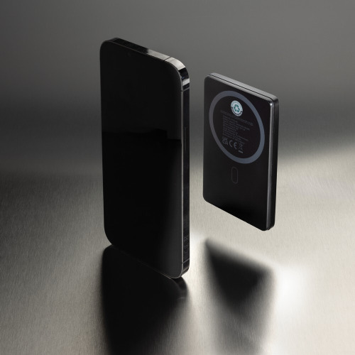 Power bank 5000 mAh, ładowarka bezprzewodowa 5W Orion Czarny P322.6001 (7)