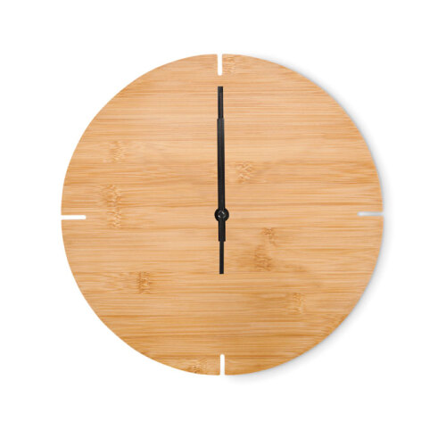 Bambusowy zegar ścienny drewna MO6792-40 (3)
