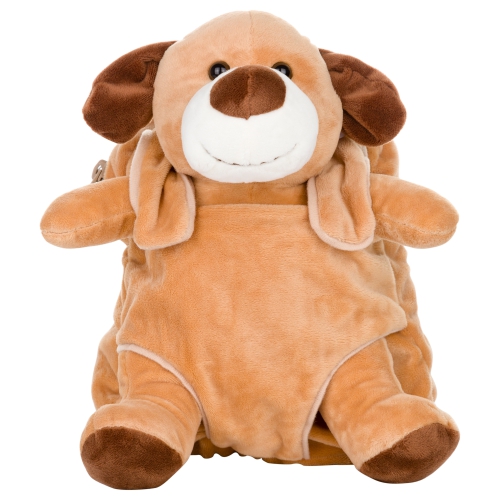 Bruno, pluszowy pies, plecak brązowy HE689-16 (3)