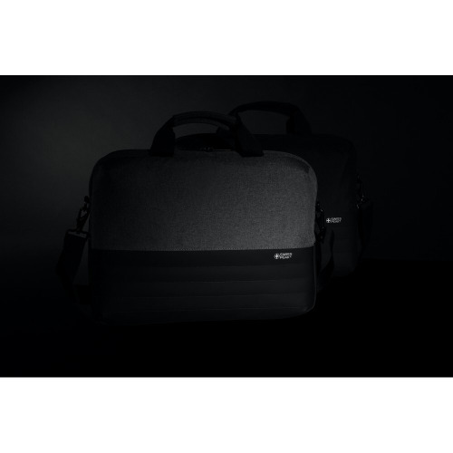 Torba na laptopa 15,6" Swiss Peak AWARE™, ochrona RFID Szary P763.122 (6)