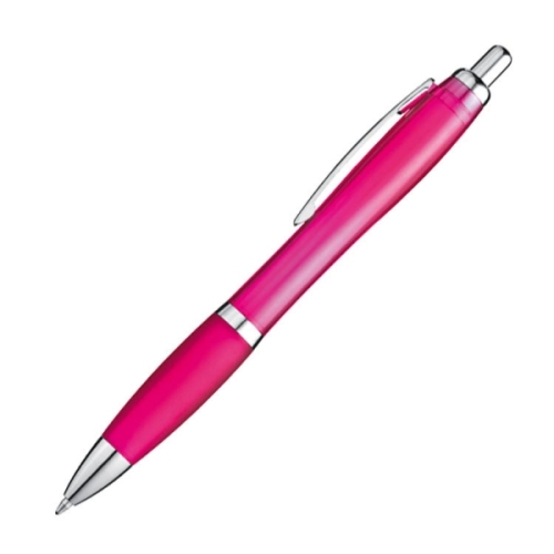 Długopis plastikowy MOSCOW różowy 168211 (1)