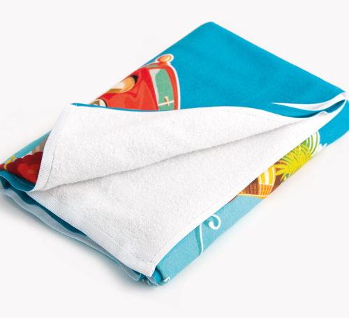 Ręcznik drukowany welurowy wielokolorowy BRN02B (1)