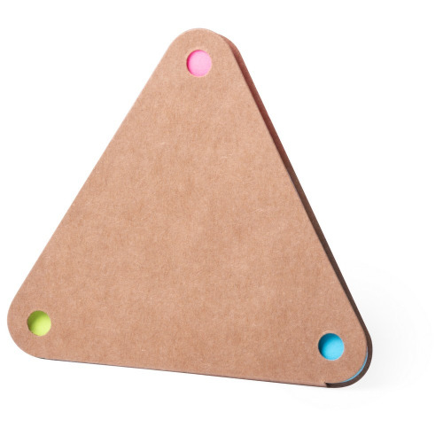 Zestaw do notatek "trójkąt", karteczki samoprzylepne neutralny V2975-00 (2)