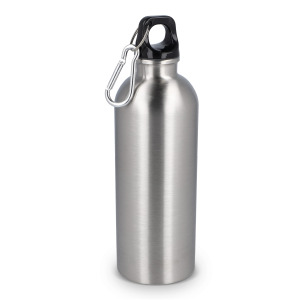 Butelka jednościenna ze stali nierdzewnej pochodzącej z recyklingu, 500 ml Srebrny