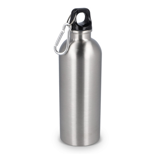 Butelka jednościenna ze stali nierdzewnej pochodzącej z recyklingu, 500 ml Srebrny LT98693-N0005 