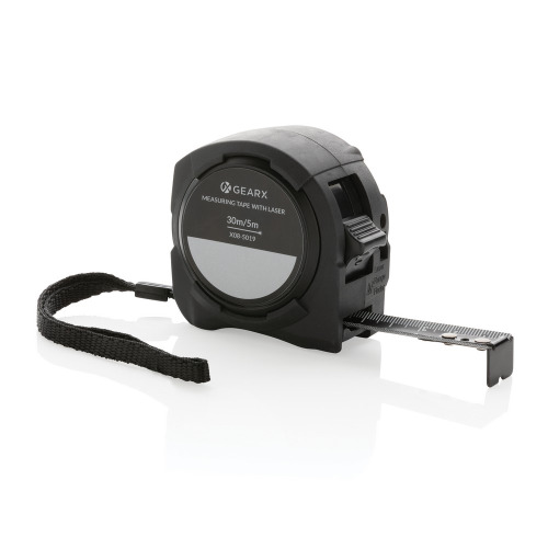 Miara 5m, dalmierz laserowy 30m Gear X Czarny P113.211 (3)