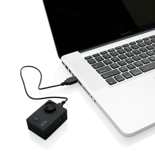 Kamera sportowa HD z 11 akcesoriami Czarny, czarny P330.051 (7)