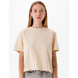 T-shirt Damski Krótki Oversize Bawełna Organiczna