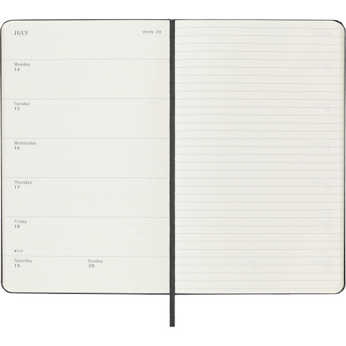 Kalendarz MOLESKINE Czarny VM399-03/2025 (4)