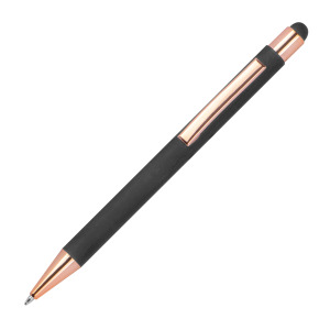 Długopis metalowy touch pen soft touch MIRAMAR Ciemnoszary