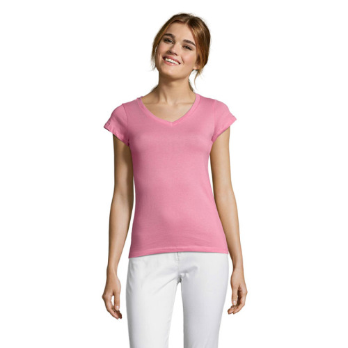 MOON Damski T-SHIRT 150g Orchid Pink S11388-OP-S 