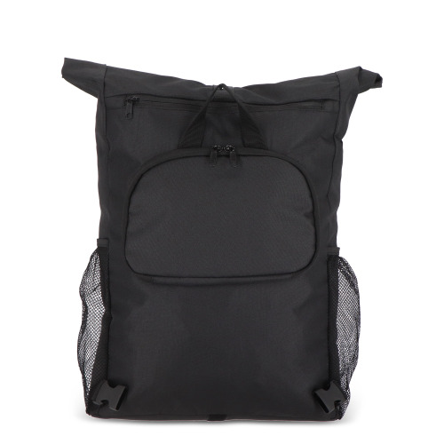 Plecak rowerowy R-PET 600D Rolltop 20L Czarny LT95351-N0002 (1)