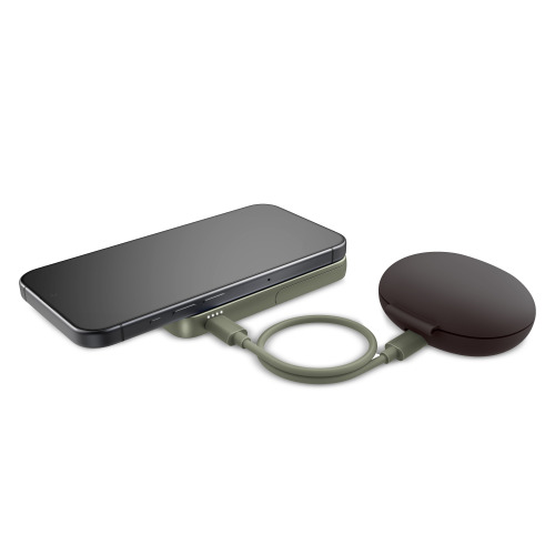 2PBM5000| Fresh 'n Rebel Compatible with MagSafe MagSafe Powerbank Wireless 5000mAh Dried Green LT49413-N0049 (2)