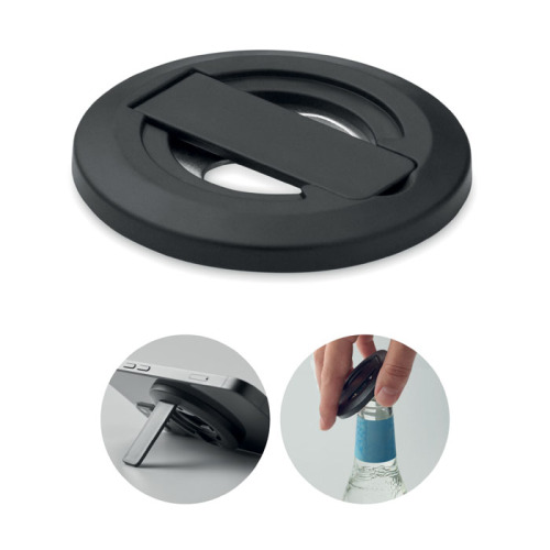 Uchwyt na telefon i otwieracz Czarny MO2612-03 