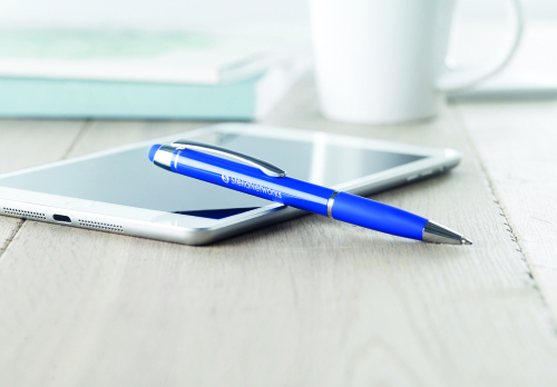 Aluminiowy długopis niebieski MO8756-37 (3)
