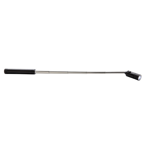 Latarka teleskopowa 3 LED z magnesem Czarny P513.651 (2)