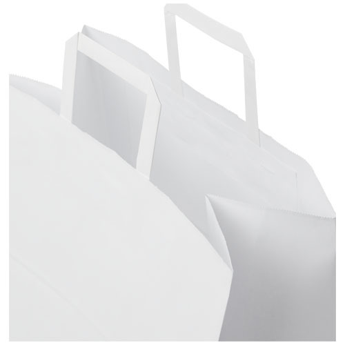 Torba z papieru Kraft z płaskimi uchwytami – 34 x 20 x 35 cm Biały 1PQ00701 (3)