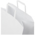 Torba z papieru Kraft z płaskimi uchwytami – 34 x 20 x 35 cm Biały 1PQ00701 (3) thumbnail