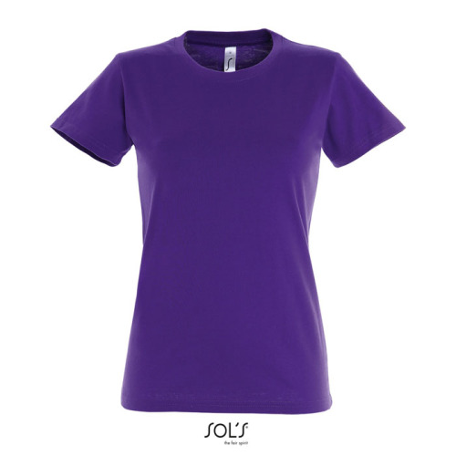 IMPERIAL WOMEN T-SHIRT 190g Dark purple S11502-DA-M 