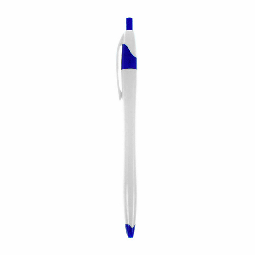 Długopis biało-niebieski V1458-42 (1)