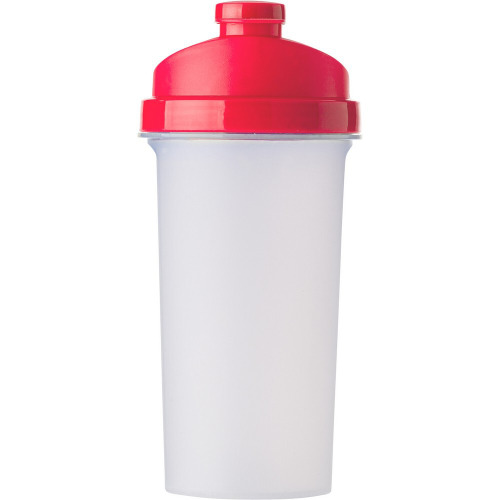 Butelka sportowa 700 ml, shaker Czerwony V7468-05 