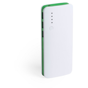 Power bank 10000 mAh, lampka LED Zielony