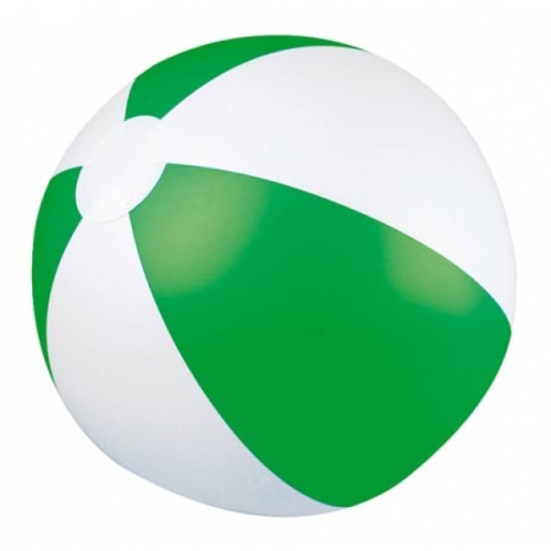 Piłka plażowa dwukolorowa KEY WEST zielony 105109 (1)