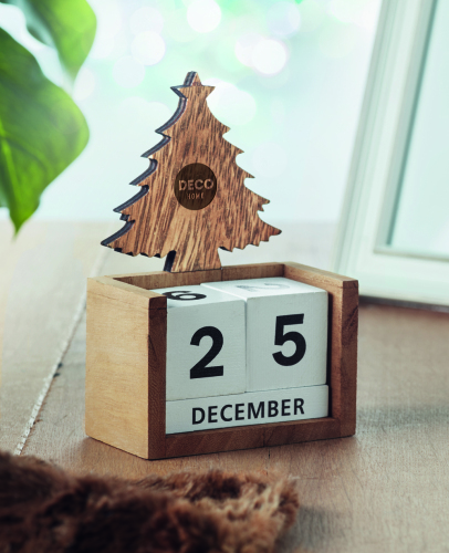 Kalendarz świąteczny drewna CX1467-40 (7)