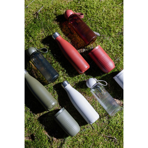 Butelka ze stali NILS 12/24H 0,5 L, czerwony Czerwony 5018643- (5)
