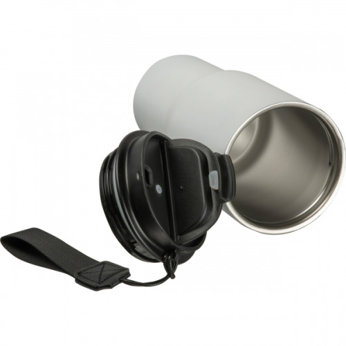 Kubek termiczny 550 ml ze stali z recyklingu DANA Biały 8523906 (3)