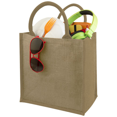 Jutowa torba prezentowa Chennai Piasek pustyni 12013400 (4)