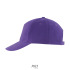 LONG BEACH Czapka 5 pan. Dark Purple S00594-DA-M (1) thumbnail