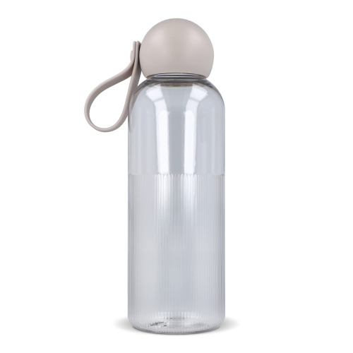Sagaform Ture butelka na wodę 600 ml Transparentny / Taupe LT52056-N0458 (3)