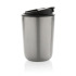 Kubek termiczny 380 ml Cuppa, stal nierdzewna z recyklingu srebrny, czarny P435.022 (2) thumbnail
