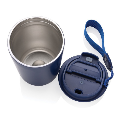 Kubek termiczny 380 ml Cuppa, stal nierdzewna z recyklingu niebieski P435.025 (5)