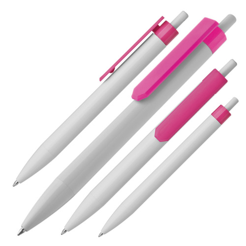 Długopis plastikowy SARAGOSSA różowy 444211 