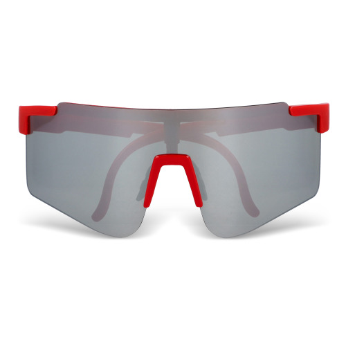 Sportowe okulary przeciwsłoneczne Tom R-PC z lustrzanymi soczewkami UV400 Czerwony LT86730-N0021 (2)