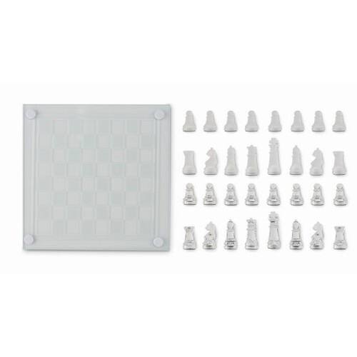 Szklany zestaw szachowy przezroczysty MO6342-22 (4)