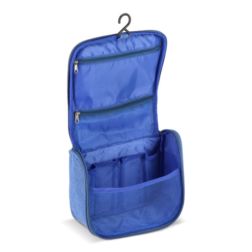 Torba podróżna na kosmetyki rPET 300D Kora Niebieski LT95396-N0011 (5)