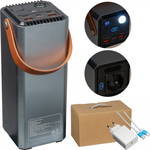 Power bank 39000 mAh PIA Ciemnoszary 3390977 (2)