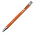 Długopis metalowy soft touch NEW JERSEY pomarańczowy 055510  thumbnail