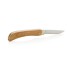 Drewniany nóż składany, scyzoryk brązowy P414.009  thumbnail